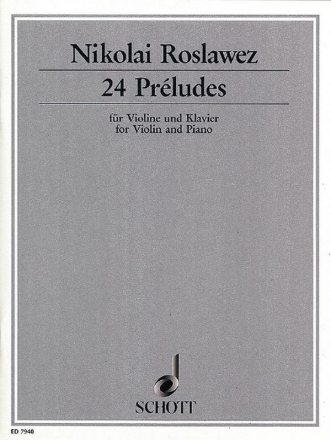 24 Prludes fr Violine und Klavier