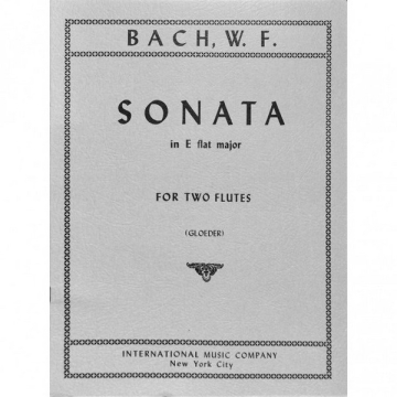 Sonata E flat major for 2 flutes GLOEDER, MARTIN, ED.