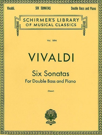 6 Sonatas for double bass and piano