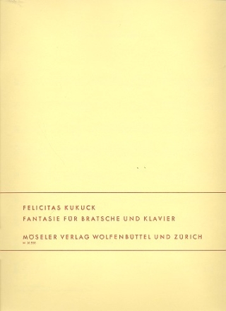 Fantasie fr Viola und Klavier