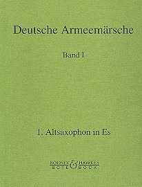 Deutsche Armeemrsche Band 1 fr Blasorchester Altsaxophon 1 in Es