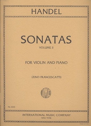 Sonatas op.1 vol.2 for violin and piano