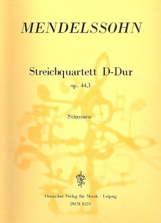 Streichquartett D-Dur op.44,1 fr 2 Violinen, Viola und Violoncello Stimmen