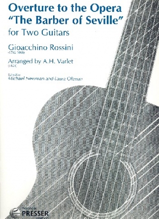 Overture to the opera The Barber of Seville for 2 guitars