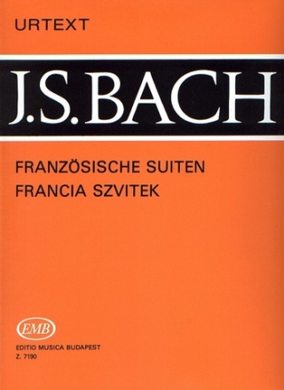 FRANZOESISCHE SUITEN FUER KLAVIER PERTIS, Z., FINGERSATZ    URTEXT