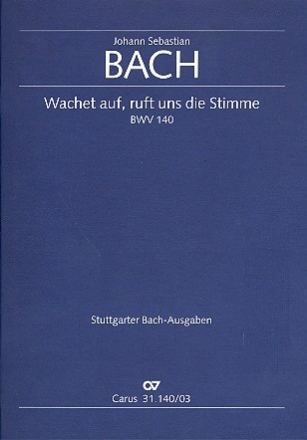 Wachet auf, ruft uns die Stimme Kantate Nr.140 BWV140 Klavierauszug (dt/en)