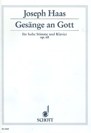 Gesnge an Gott op. 68 fr Singstimme und Klavier