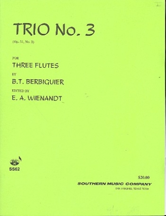 Trio op.51 no.3 for 3 flutes score and parts