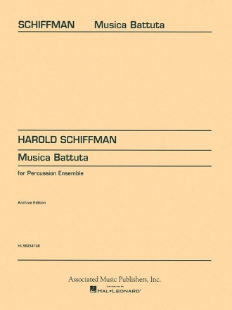 MUSICA BATTUTA FOR PERCUSSION ENSEMBLE (7 PLAYERS) SCORE+PARTS