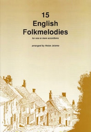 15 English Folkmelodies for one or more accordions score