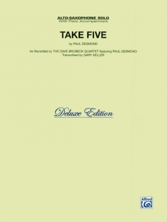 Take Five for alto saxophone and piano