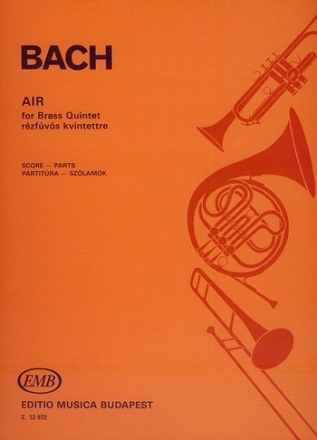 Air for brass quintet score and parts