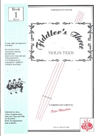 Fiddler's Three vol.1 Violin trios (easy) score