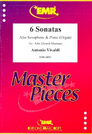 6 Sonatas for alto saxophone and piano (organ)