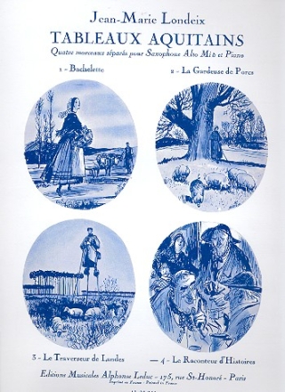 La Gardeuse de Porcs pour saxo- phone alto et piano tableaux aquitains no.2