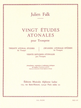 20 ETUDES ATONALES POUR TROMPETTE