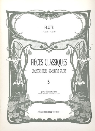 Pices classiques vol.5 pour flte et piano