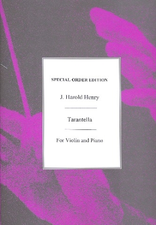 Tarantella pour violon et piano