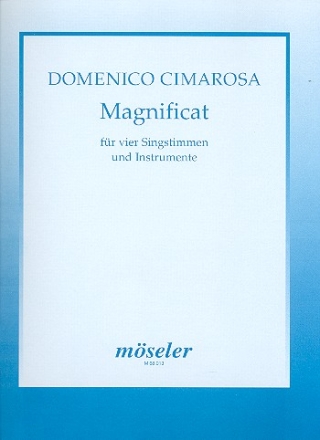 Magnificat fr 4 Singstimmen und Orchester Partitur