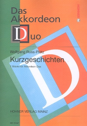 Kurzgeschichten - 7 Stcke fr 2 Akkordeons