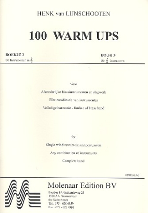 100 WARM UPS VOL.3 FOR Bb INSTRU- MENTS