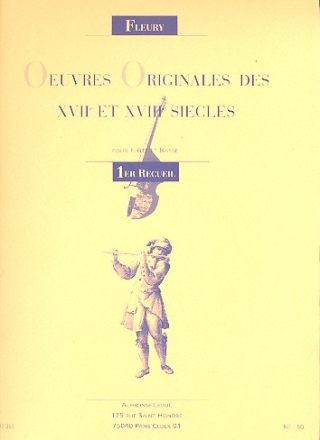 Oeuvres originales des 17e et 18e siecles pour flute et basse