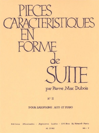  la russe pour saxophone alto et piano pices caracteristiques no.2