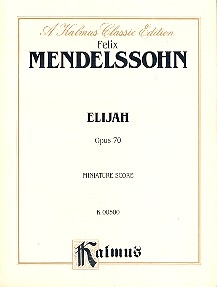 Elias oratorium op.70 study score (en/dt)