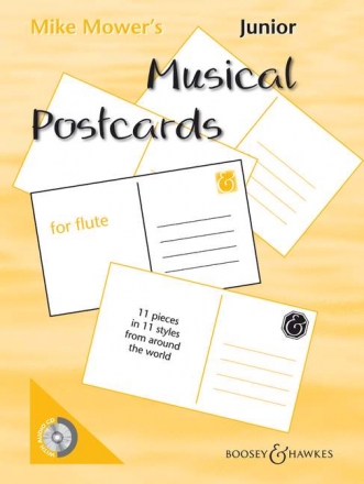 Junior Musical Postcards (+CD) for flute