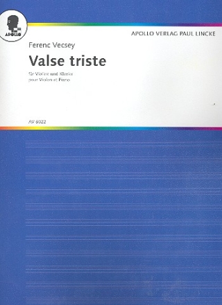 Valse triste fr Violine und Klavier