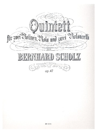 Quintett e-Moll op.47 fr 2 Violinen, Viola und 2 Violoncelli Stimmen