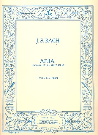 Aria pour orgue Extrait de la suite en r