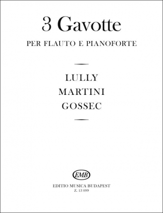 3 Gavotte per flauto e pianoforte