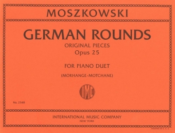 German Rounds op.25 - original pieces for piano 4 hands