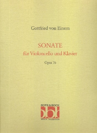 Sonate op.76 fr Violoncello und Klavier