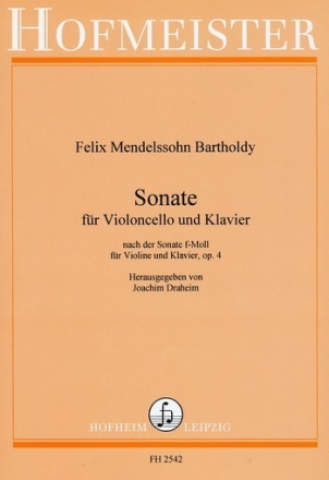 Sonate f-Moll op.4 fr Violoncello und Klavier