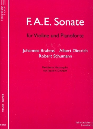 F.A.E. Sonate  fr Violine und Klavier