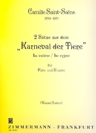 Karneval der Tiere fr Flte und Klavier (2 Stze)