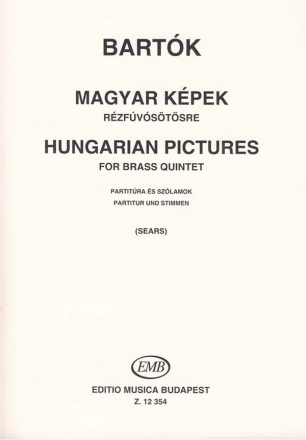 Hungarian Pictures for brass quintett score and parts