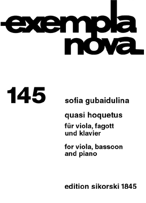 Quasi Hoquetus fr Viola, Fagott und Klavier Stimmen