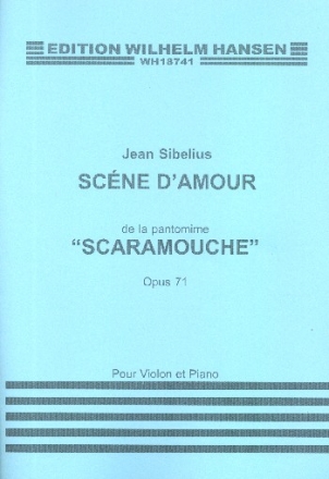 Scene d'amour de la pantomine Scaramouche op.71 fr Violine und Klavier