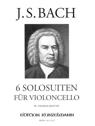 6 Solosuiten Band 5 (NR.5) - Suite c-Moll Nr. 5 BWV1011 fr Cello solo THOMAS-MIFUNE, WERNER, ED