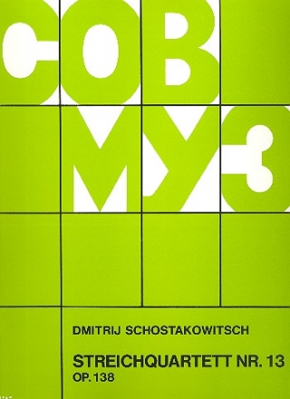 Streichquartett Nr.13 op.138 Stimmen