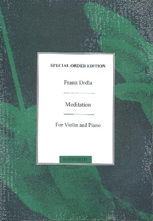 Meditation op.34,1 for violin and piano Verlagskopie