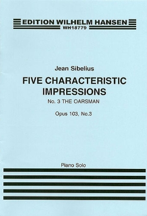 IN BETRUEBTER STIMMUNG OP.103,5 FUER KLAVIER 5 CHARAKTERISTISCHE IMPRESSIONEN 5