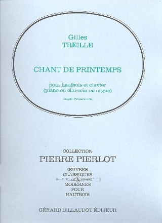 Chant de Printemps pour hautbois et clavier (piano ou clavecin ou orgue)