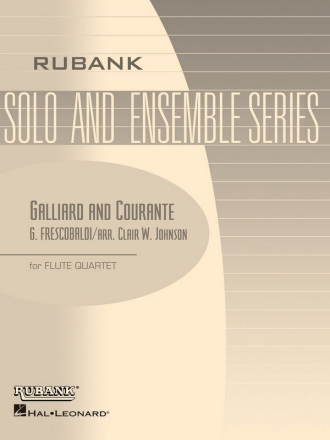 Galliard and courante for 4 flutes score and parts