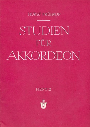 Studien fr Akkordeon Band 2 Bearbeitungen von Klavieretden