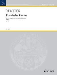 Russische Lieder op. 68 fr mittlere oder hohe Singstimme mit Klavier-Begleitung