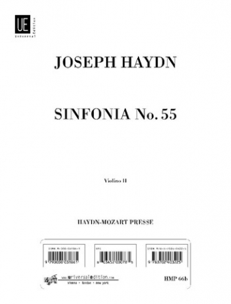 Sinfonie Es-Dur Nr.55 Hob.I:55 fr Orchester Violine 2